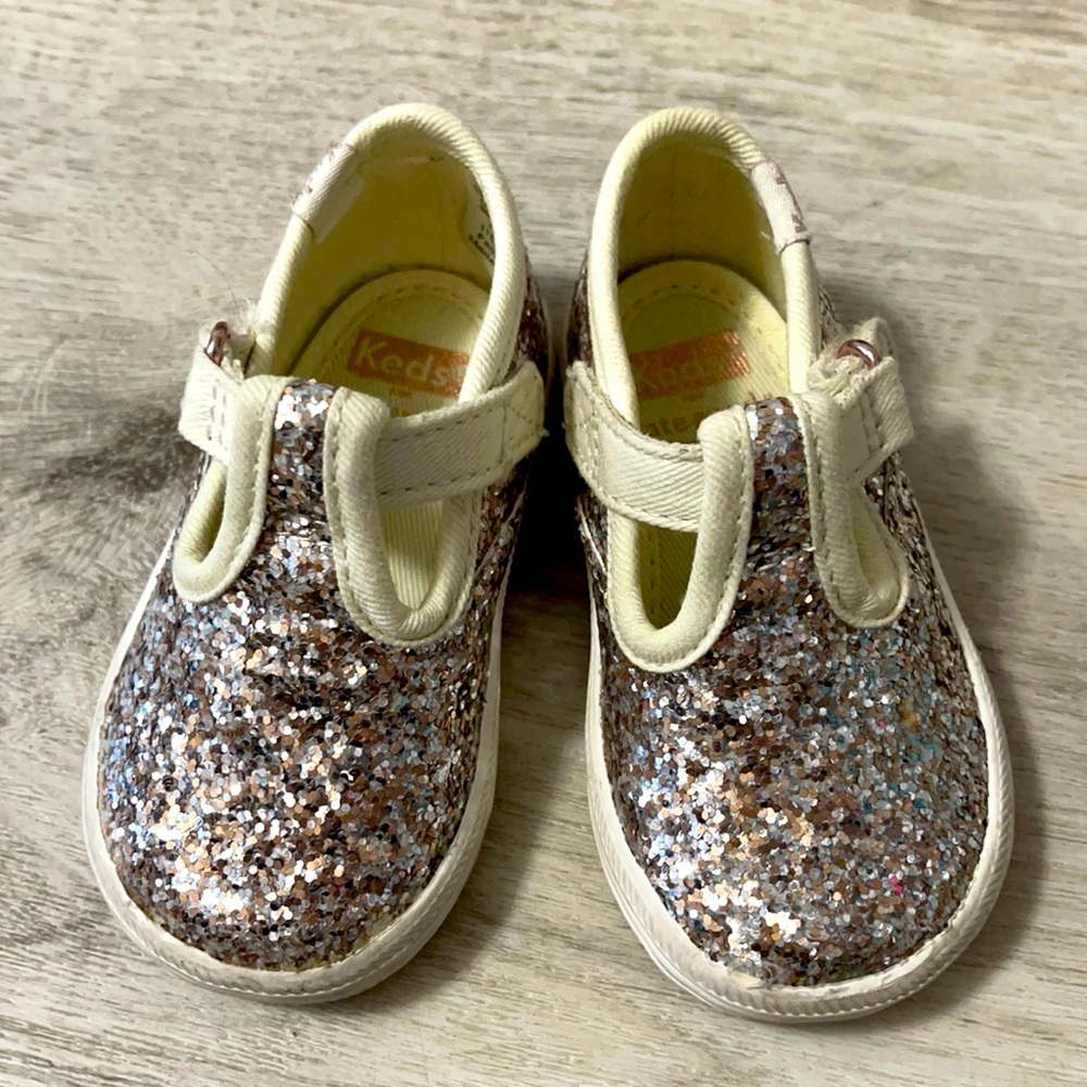 Kate Spade Toddler glitter Keds